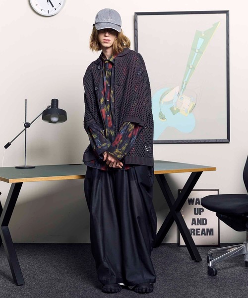 パンツ MAISON SPECIAL Layered Wide Cargo Pants MAISON SPECIAL カーゴパンツ 「UNISEX」Layered Sheer Wide