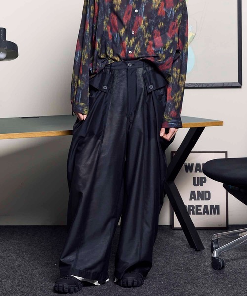 MAISON SPECIAL カーゴパンツ 「UNISEX」Layered Sheer Wide