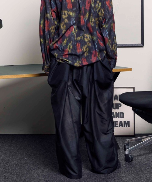 MAISON SPECIAL カーゴパンツ 「UNISEX」Layered Sheer Wide
