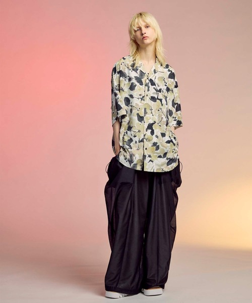 MAISON SPECIAL カーゴパンツ 「UNISEX」Layered Sheer Wide