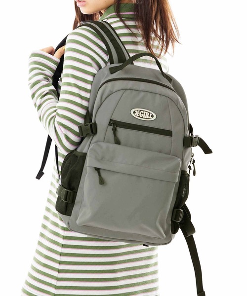 定番】MILLS LOGO ADVENTURE BACKPACK X-girl – calif（カリフ