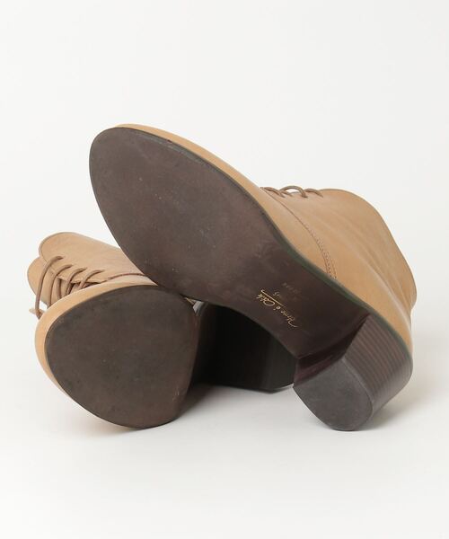 「Feed you」 ショートブーツ 35 ベージュ レディース_画像3