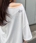 tシャツ シアースラブワンポイント刺繍オーバー...の詳細画像1