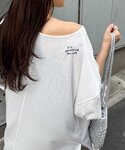 tシャツ シアースラブワンポイント刺繍オーバー...の詳細画像2
