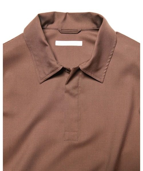 SOPHNET.（ソフネット） ポロシャツ WASHABLE SUMMER WOOL POLO SHIRT