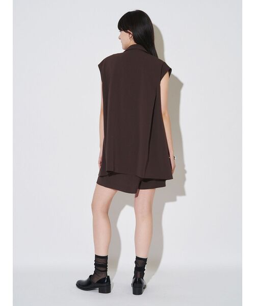 ELENDEEK パンツ タックハーフパンツ レディース : ZOZOTOWN