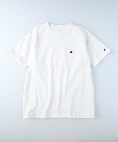 「Champion」 半袖Tシャツ X-LARGE ベージュ メンズ