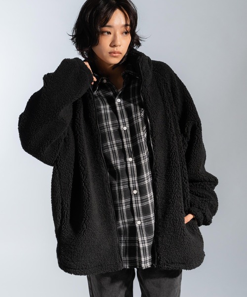 「Ressaca」 ジップアップブルゾン M オフホワイト メンズ_画像9