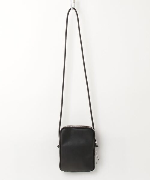 ニートと居候とたかさき　ショルダーバッグ　ブラック ジェイダ GYDA パイソンドッキングスクエアBAG （ブラック