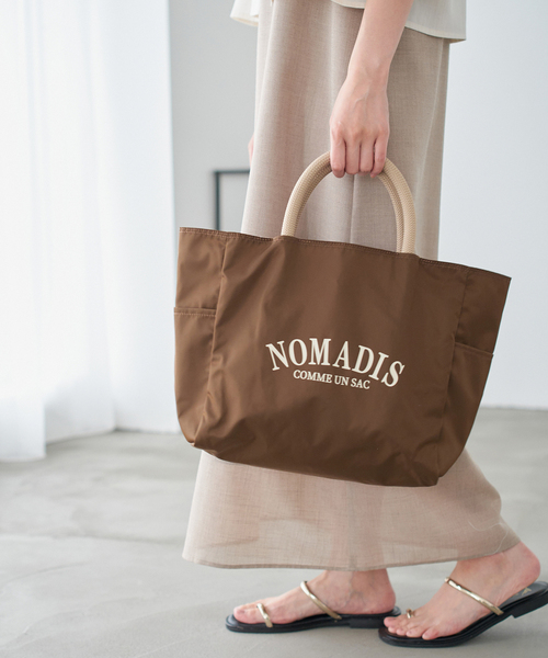 NOMADIS ノマディス 2024SS　リバーシブル　トートバッグ　ベージュ NOMADIS SAC MESH リバーシブル トートバッグ / 23区
