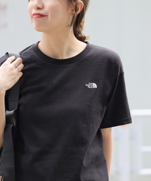 Sサイズ相当★The North Face Tシャツドレス ブラック ワンピース THE NORTH FACE 「THE FACE」 Tシャツワンピース S ブラック