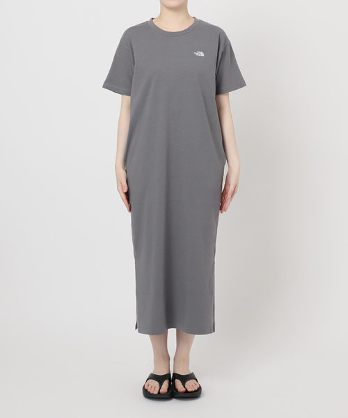 【美品】THE NORTH FACE ワンピース Lサイズ グレーフード付き THE NORTH FACE ワンピース 「THE FACE/ ザノースフェイス」 S/S