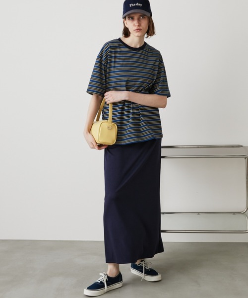 アリスアンドオリビア ボーダーTシャツ Alice+Olivia(アリスオリビア) Tシャツ・カットソー(レディース