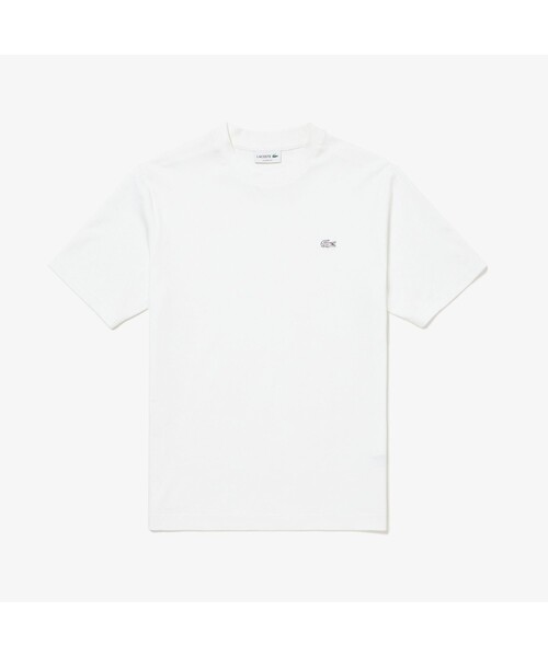 「LACOSTE」 半袖Tシャツ 3 ネイビー メンズ