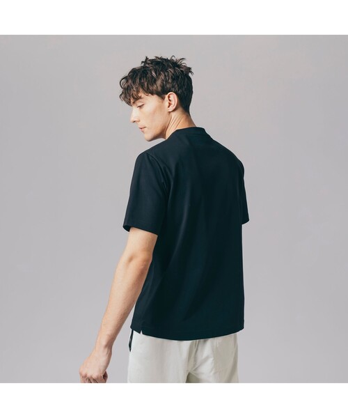 「LACOSTE」 半袖Tシャツ 3 ネイビー メンズ