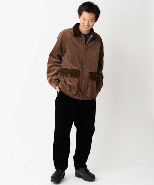 gym master（ジムマスター） カバーオール ストレッチコーデュロイ