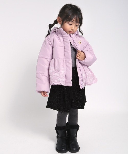 GUCCI キッズ　牛革レザー ジャケット 女児　パープル　110cm kids GUCCI キッズ 牛革レザー ジャケット 女児 パープル 110cm kids