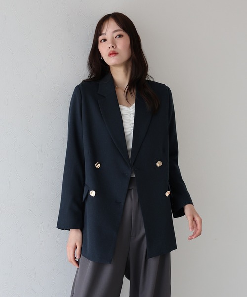 ネイビー テーラードジャケット J by blue 「J blue」 テーラードジャケット LARGE ネイビー