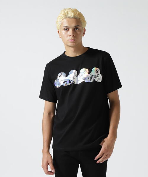 すぐ届く☆muta☆ MARINE/Pattern Aurora SS Tシャツ 要在庫確認 muta MARINE tシャツ MARINE/ムータ マリン/別注Pattern Aurora