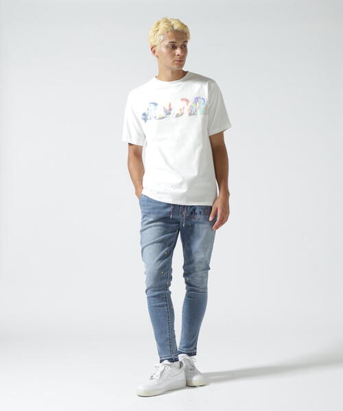 すぐ届く☆muta☆ MARINE/Pattern Aurora SS Tシャツ 要在庫確認 muta MARINE tシャツ MARINE/ムータ マリン/別注Pattern Aurora