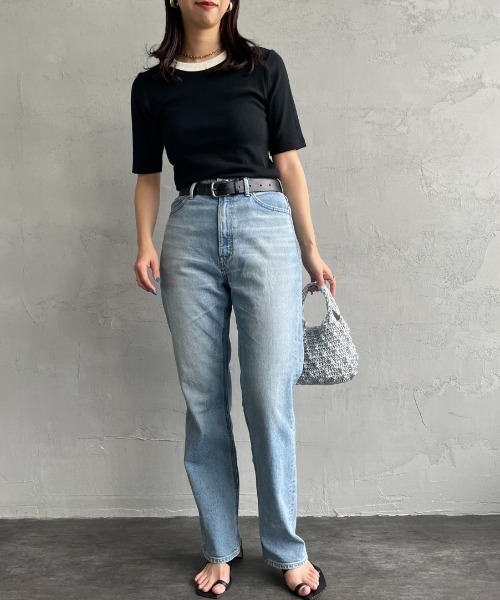 YANUK ヤヌーク LOUISE ストレート デニム ジーンズ VSX 24 YANUK 【期間限定10％OFF】57134211,YANUK,