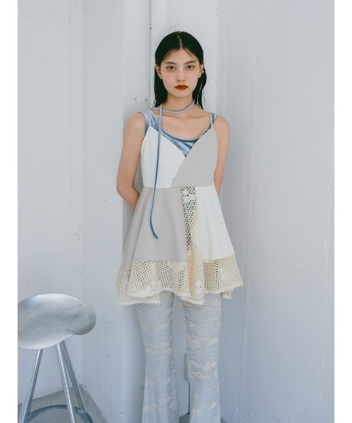 sahara（サハラ） キャミソール Patchwork Circular Top : ZOZOTOWN