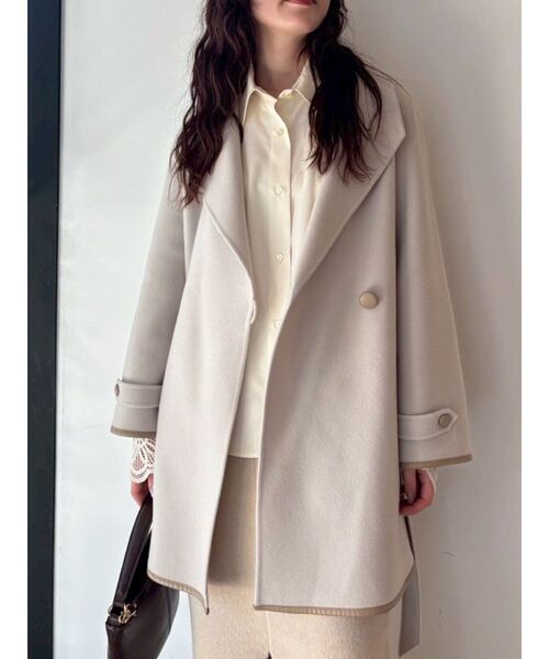 LAGUNAMOON（ラグナムーン） コート アウター ラペルリバーコート