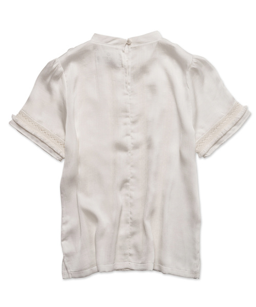 「LAYMEE」 半袖ブラウス FREE ホワイト レディース_画像5
