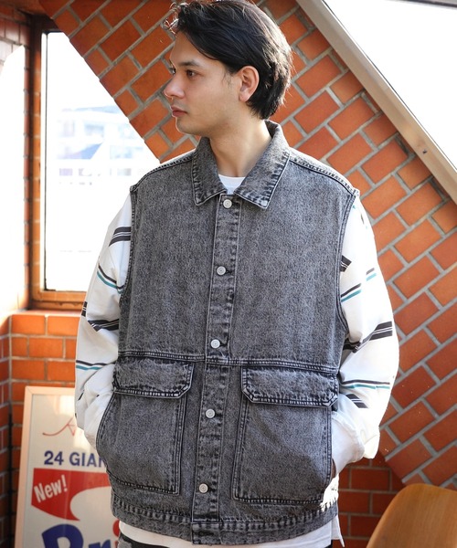 8 「8(eight)」 「Jungle Storm」ベスト LARGE ブラック メンズ