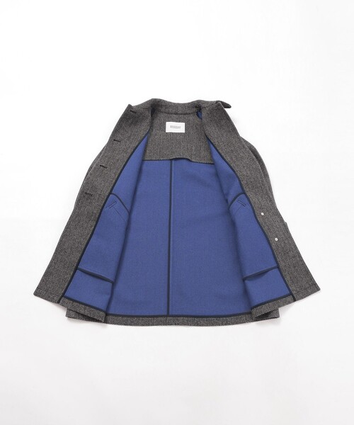 ステンカラーコート コート 「WELBURY（ウェルベリー）」HEAT TWEED製 レディースの画像