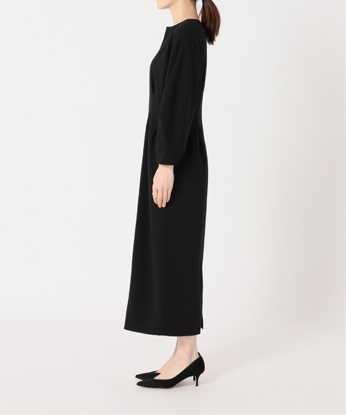 美品 VERMEIL par iena パフスリーブワンピース ネイビー VERMEIL par iena ワンピース ネイビー 40 VERMEIL par iena