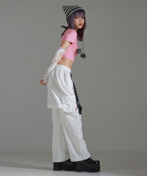 「Diable baiser」 半袖Tシャツ MEDIUM ベビーピンク レディース_画像6