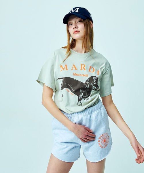 「Mardi Mercredi」 半袖Tシャツ FREE アイボリー レディース_画像8