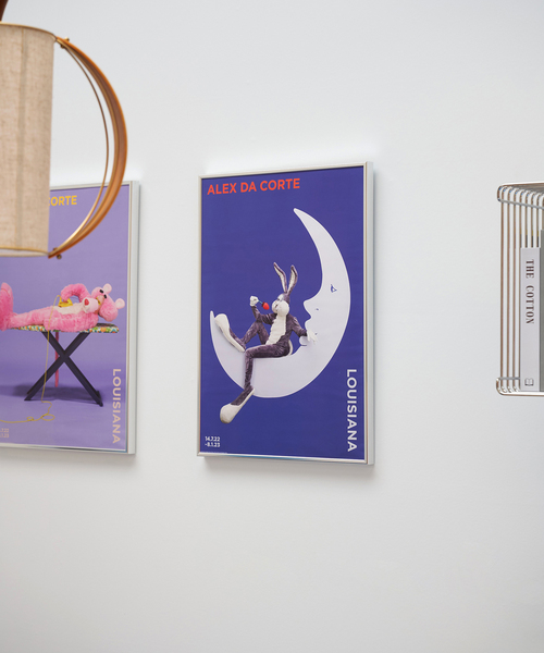 写真立て 「LOUSIANA POSTER」Alex Da Corte - Rubber Pencil Devil rabbit A2