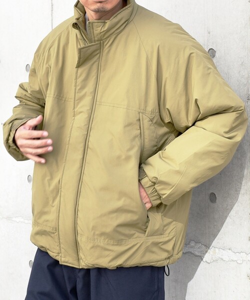 HINSON 中綿ブルゾン「SHIPSコラボ」 SMALL オリーブ メンズ