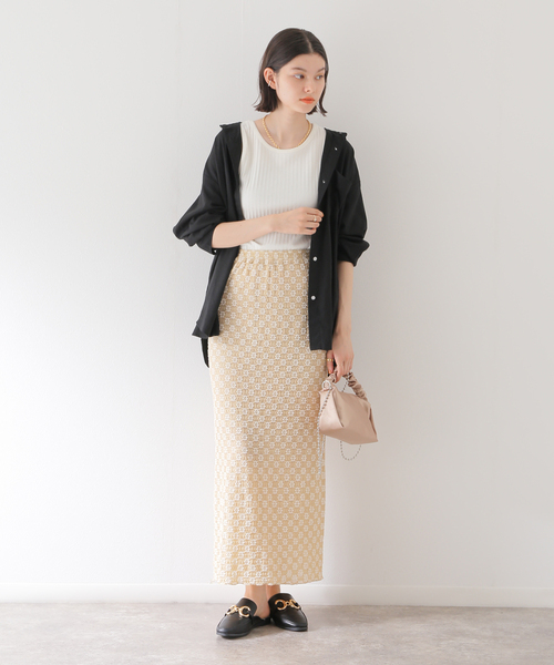 「B.C STOCK」 「Simplicite」長袖シャツ FREE アイボリー レディース_画像9