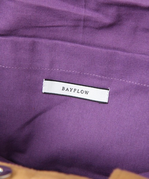 BAYFLOW（ベイフロー） トートバッグ 刺繍ベルベットトート レディース
