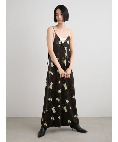 MIESROHE（ミースロエ） ワンピース バックシャンベロアキャミ