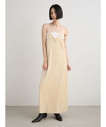 MIESROHE（ミースロエ） ワンピース バックシャンベロアキャミ
