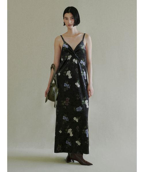 MIESROHE（ミースロエ） ワンピース バックシャンベロアキャミ