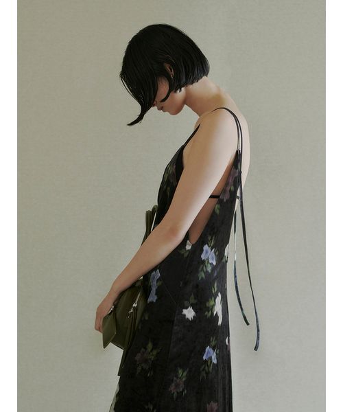 MIESROHE（ミースロエ） ワンピース バックシャンベロアキャミ