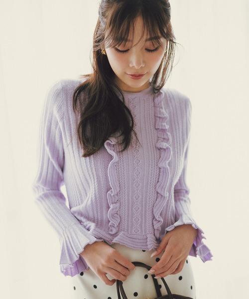 NATURAL BEAUTY BASIC（ナチュラルビューティーベーシック） ニット