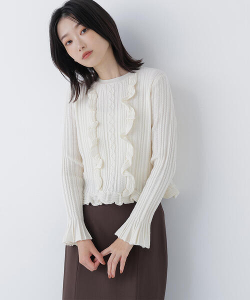 NATURAL BEAUTY BASIC（ナチュラルビューティーベーシック） ニット