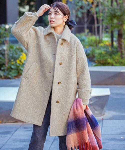 F by ROSSO（エフバイロッソ） ステンカラーコート コート 「UR TECH