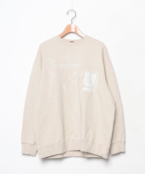 UNDERCOVER スウェット　レディース UNDERCOVER（アンダーカバー） スウェットカットソー 1 ライトベージュ