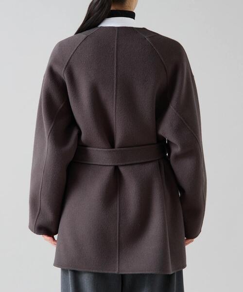 Tiara（ティアラ） コート アウター ノーカラービッグコート