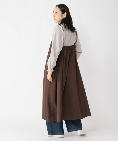 「studio CLIP」 サロペットスカート FREE ブラック レディース_画像9