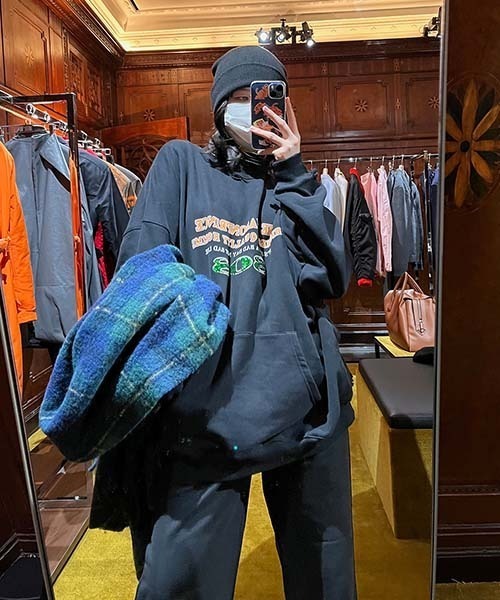 「MASONPRINCE」 スウェットカットソー M ブラック メンズ_画像2