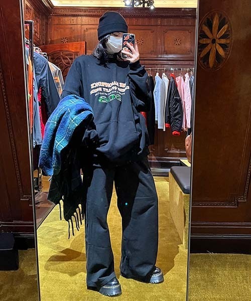 「MASONPRINCE」 スウェットカットソー M ブラック メンズ_画像3