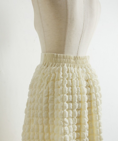 「&. NOSTALGIA」 フレアスカート M アイボリー レディース_画像6